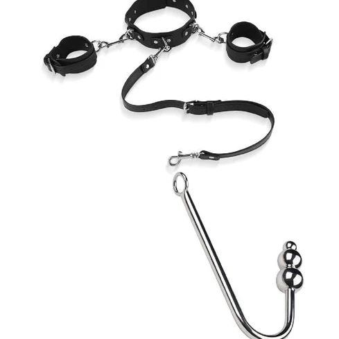Beaded Cuffs 5334 and Hook with Collar Elegant Anal 0701